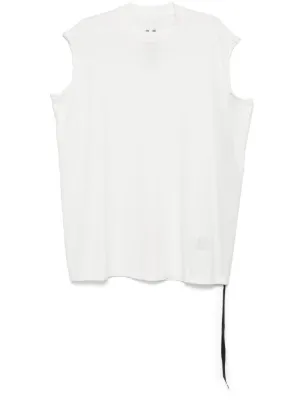 Rick Owens DRKSHDW ノースリーブ フーデッドトップ | ホワイト