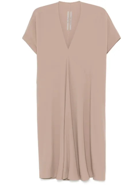 Rick Owens Tommykite V-neck midi dress