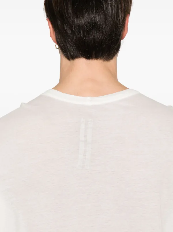 Rick Owens Level Long Sleeve T-Shirt in White | SVD USA