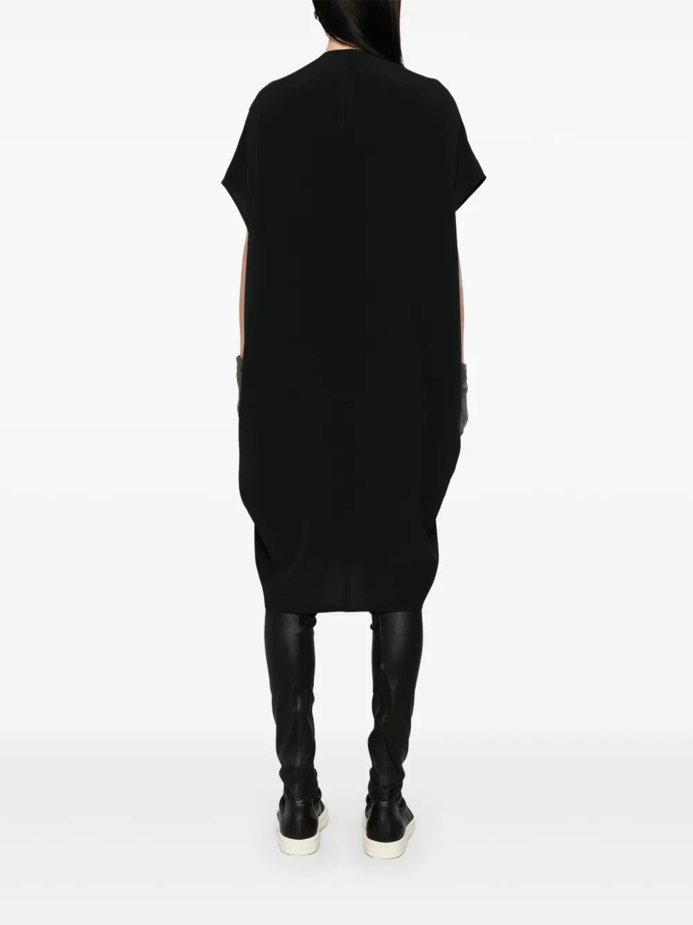 Rick Owens TommyKite midi-jurk Zwart