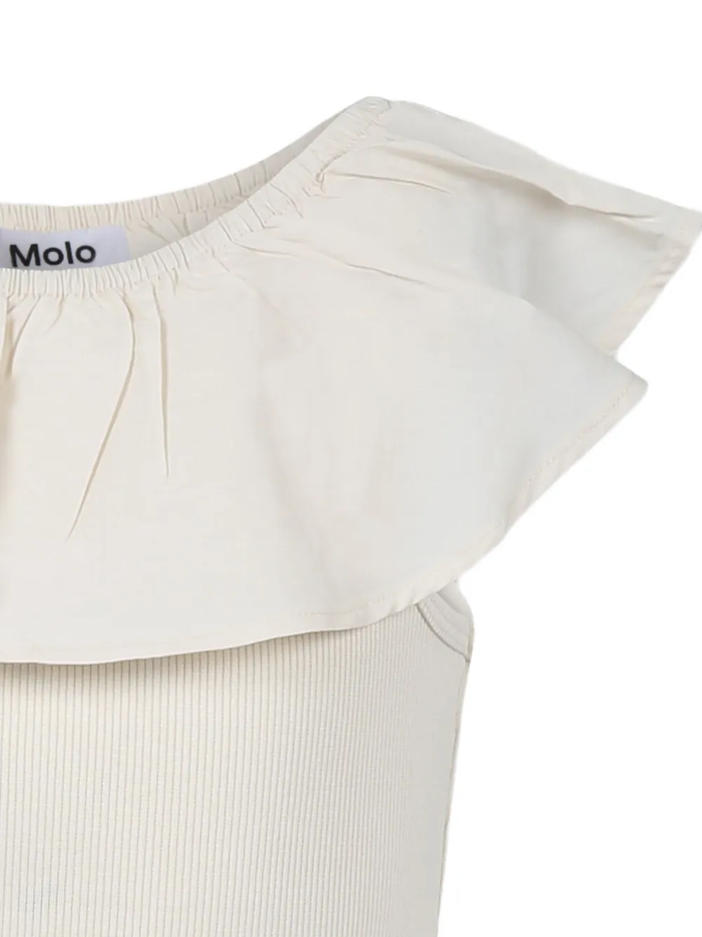 Molo Jurk met ruches Beige