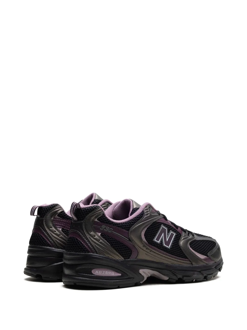 New Balance 530 "Black Black Metallic Plum Brown" sneakers