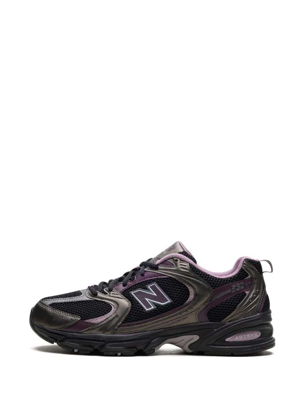 New Balance 530 "Black Black Metallic Plum Brown" sneakers