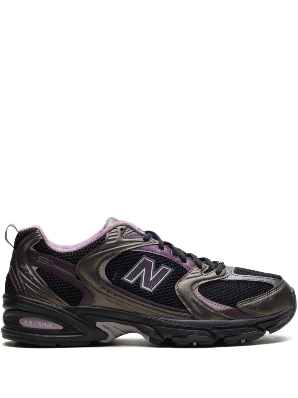 New Balance 530 "Black Black Metallic Plum Brown" sneakers