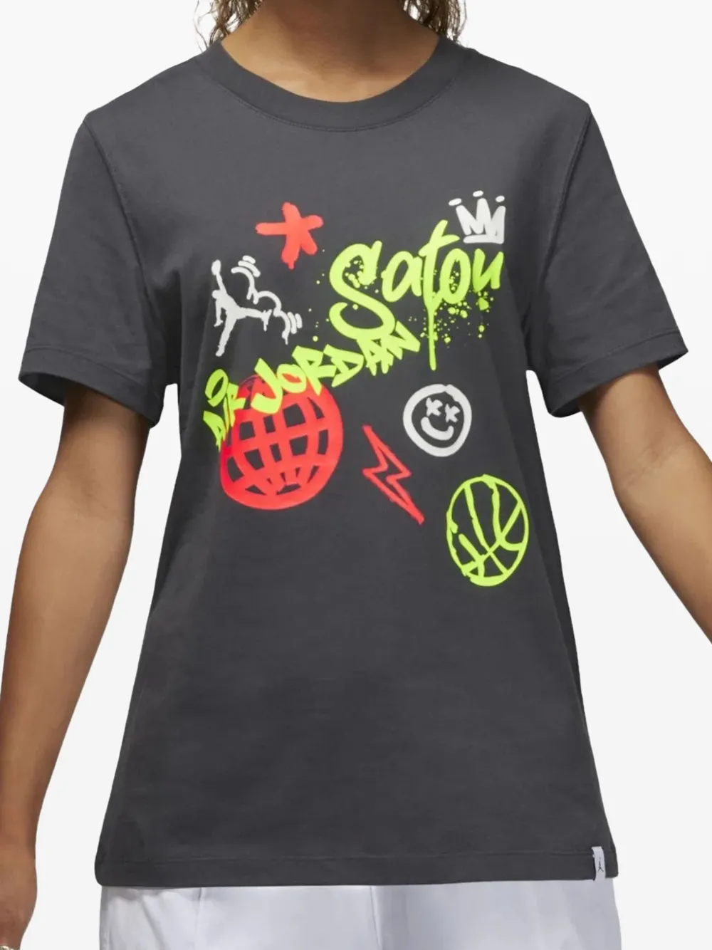 Jordan Satou 1985 T-shirt Zwart