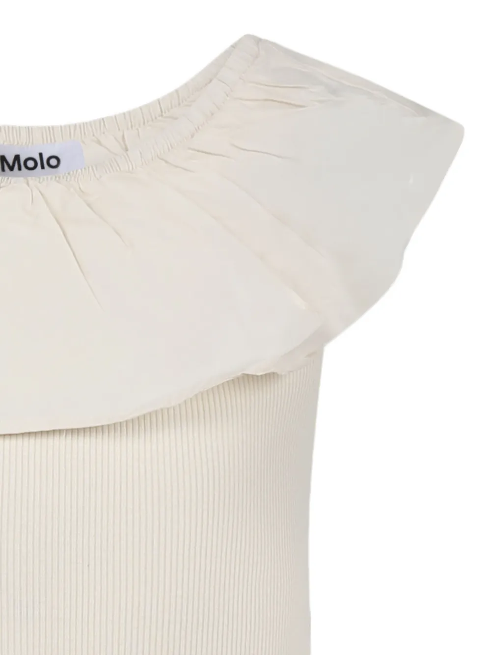 Molo T-shirt met ruches Beige
