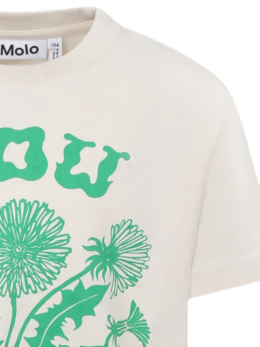 Molo T-shirt met grafische print Beige