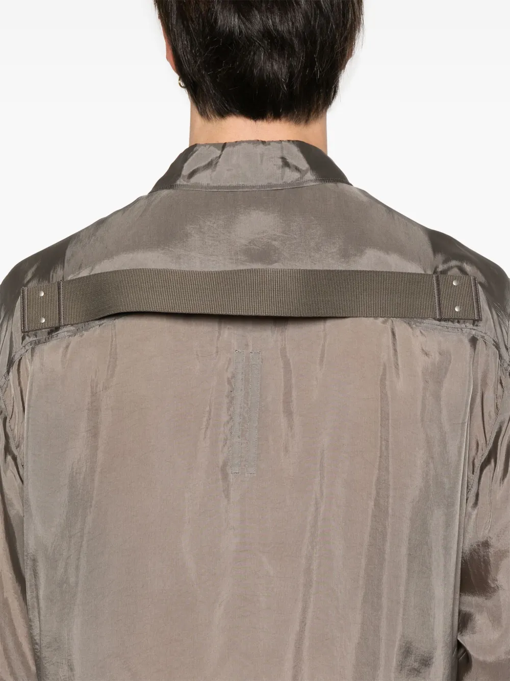 Rick Owens Jumbo Fogpocket overhemd Beige