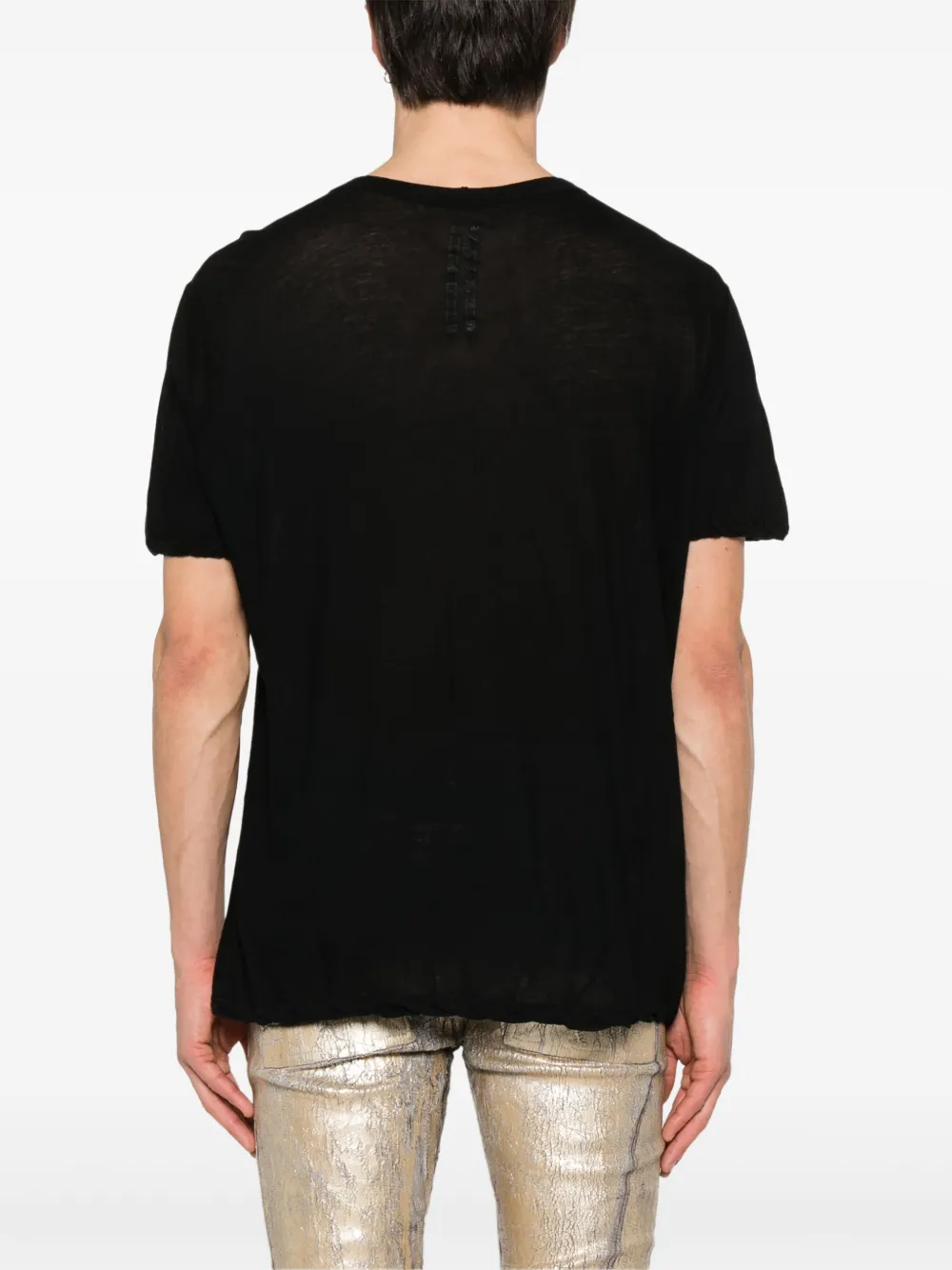 Rick Owens T-shirt met print Zwart