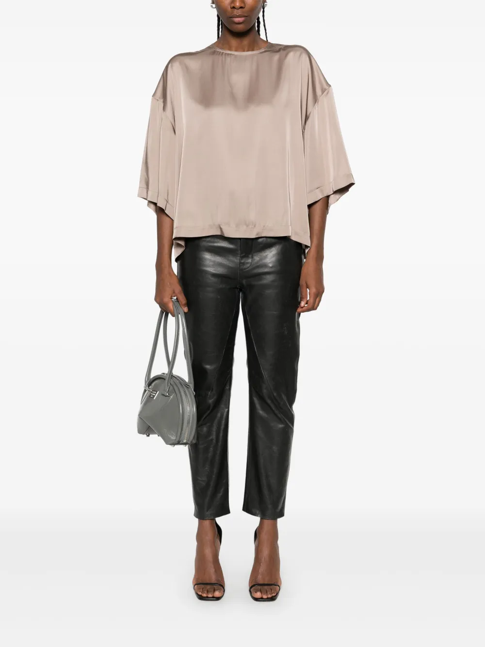 Rick Owens Tommy blouse - Bruin