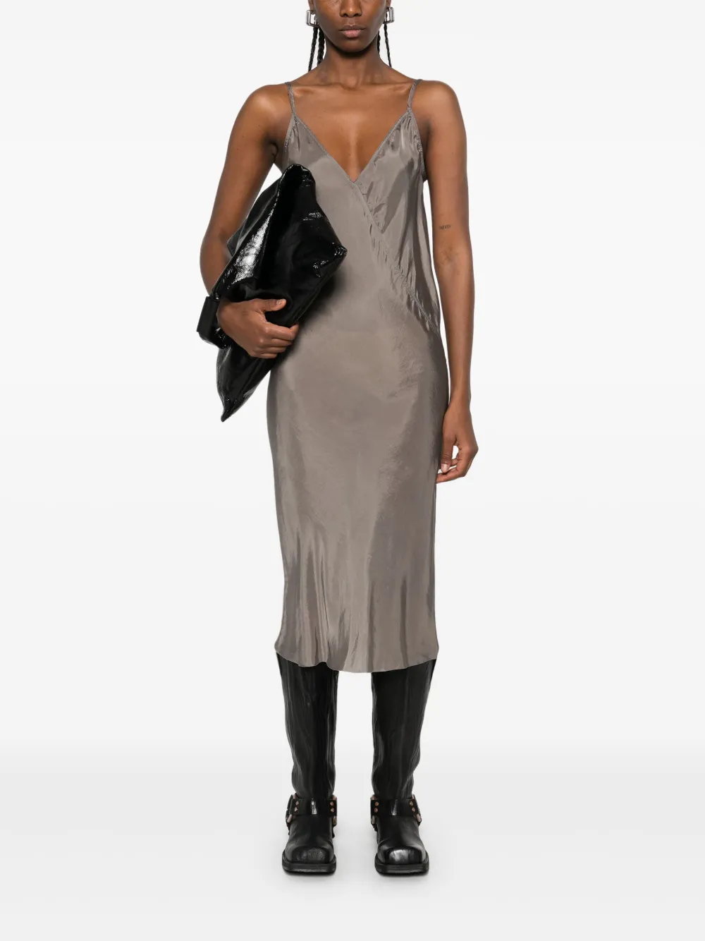Rick Owens Midi-jurk - Grijs