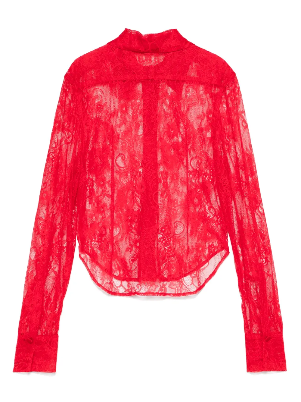 Atu Body Couture x Rue Ra blouse met bloemenkant - Rood