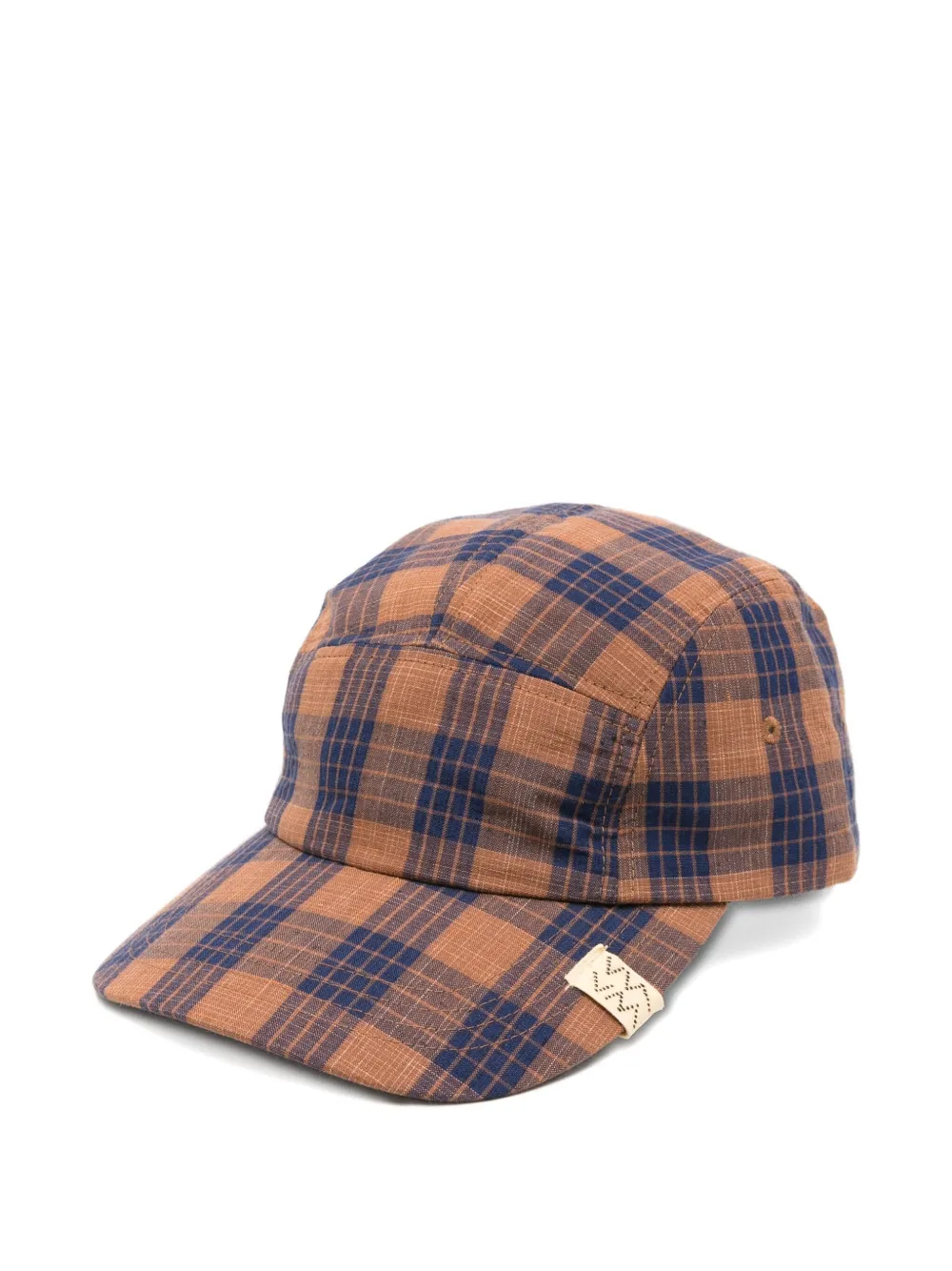 Visvim Plaid-check Santome Cap In Multi