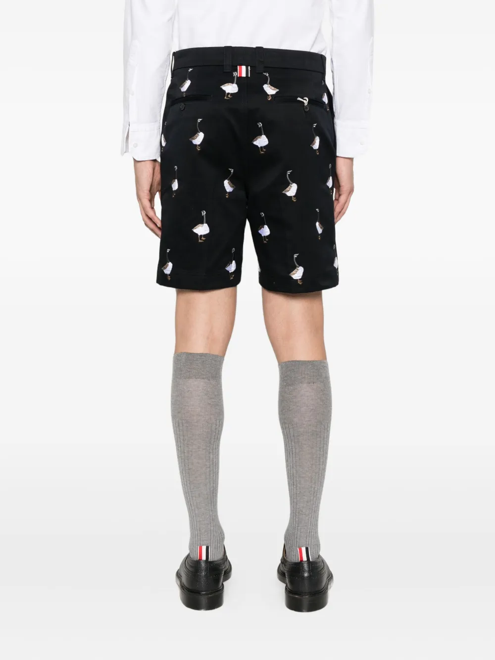 Thom Browne Goose shorts Zwart