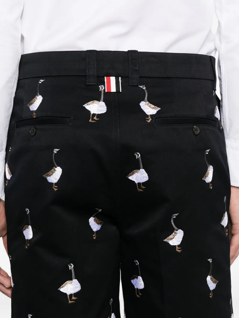 Thom Browne Goose shorts Zwart
