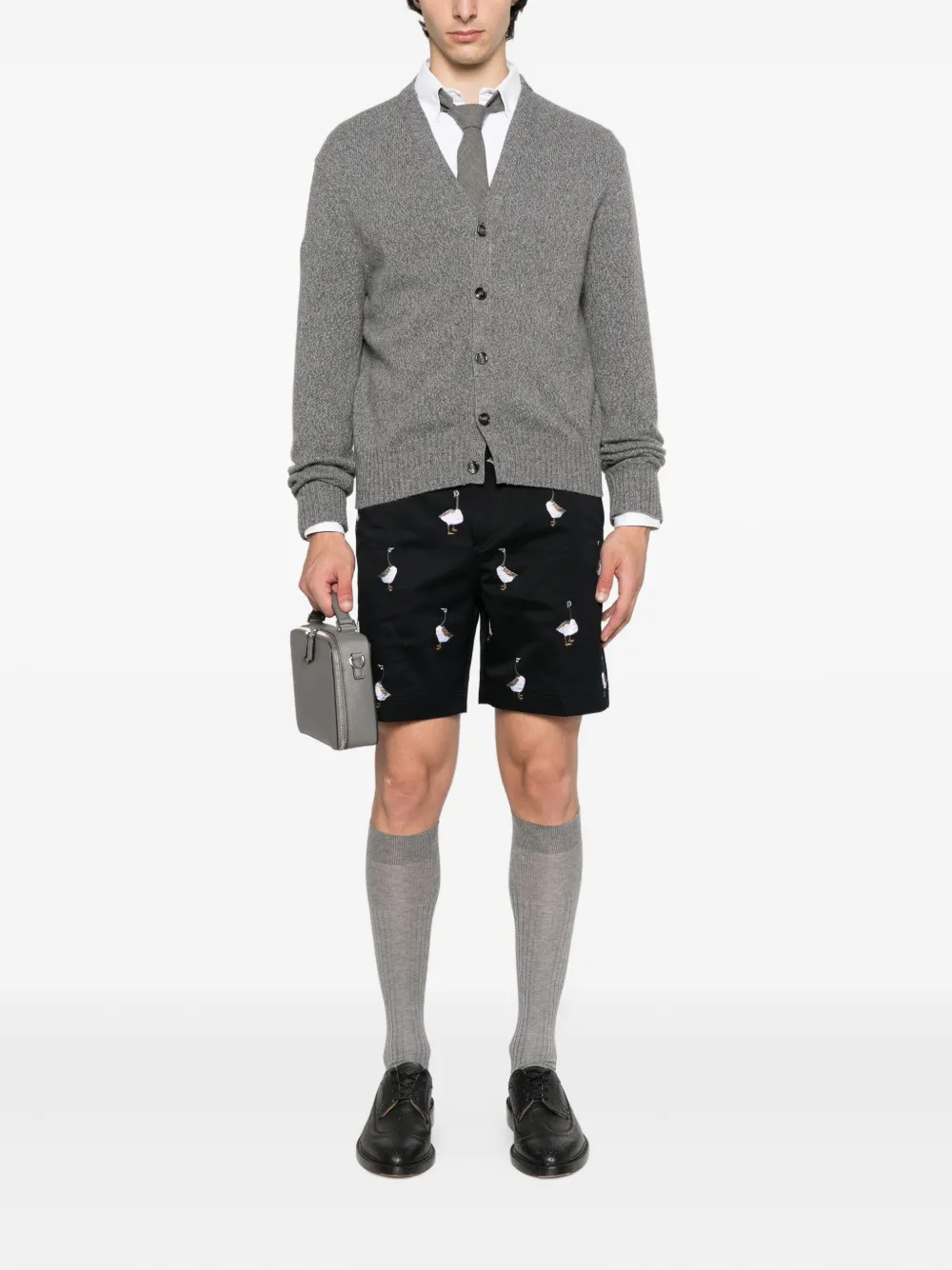 Thom Browne Goose shorts Zwart