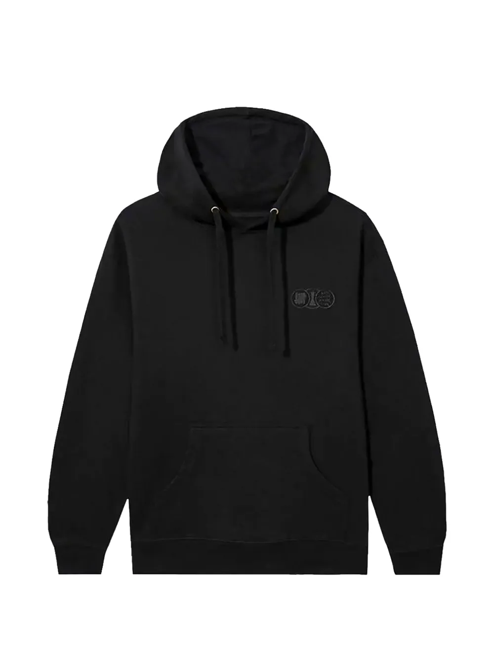 Anti Social Social Club black hooded sweatshirt - Nero
