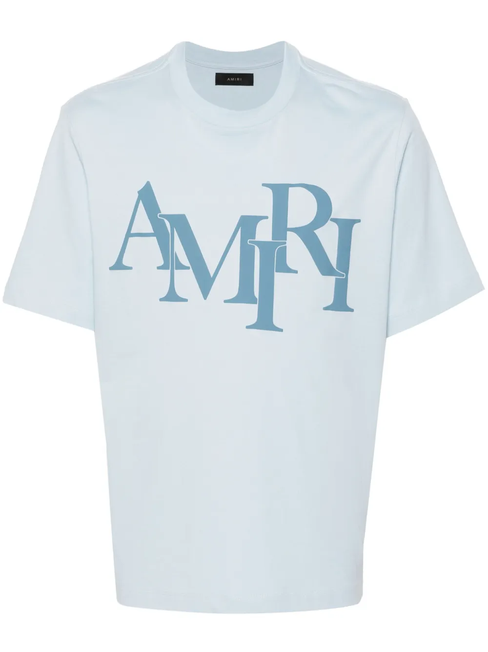 AMIRI T-shirt met logoprint 504 Cerulean