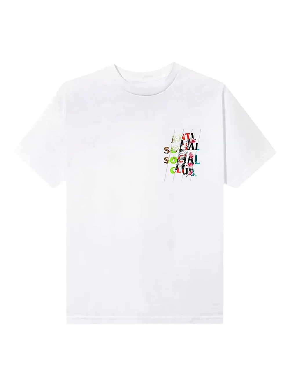 Anti Social Club Madness T-shirt Wit