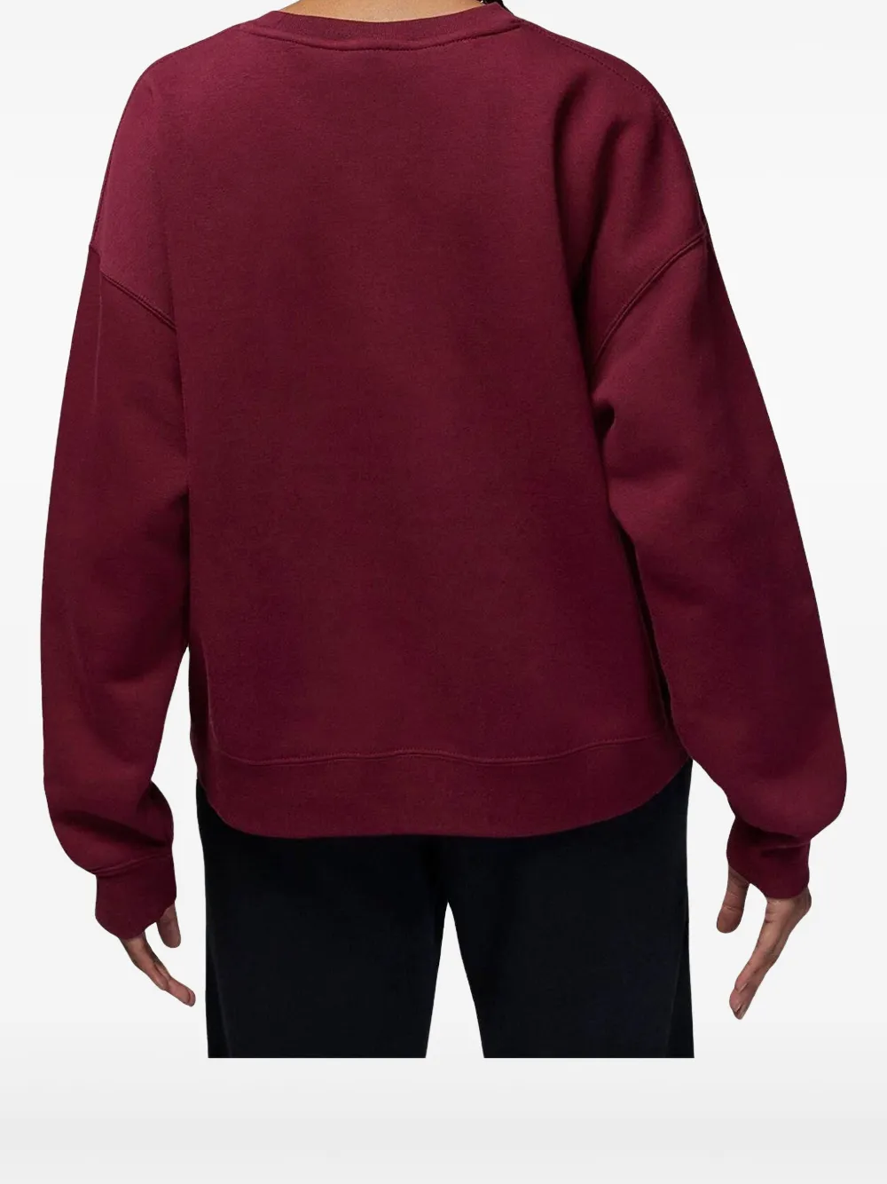 Jordan Brooklyn "Cherrywood Red* White" sweater Rood