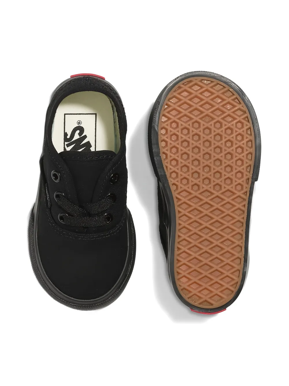 Vans Kids Authentic Classic canvas sneakers Black