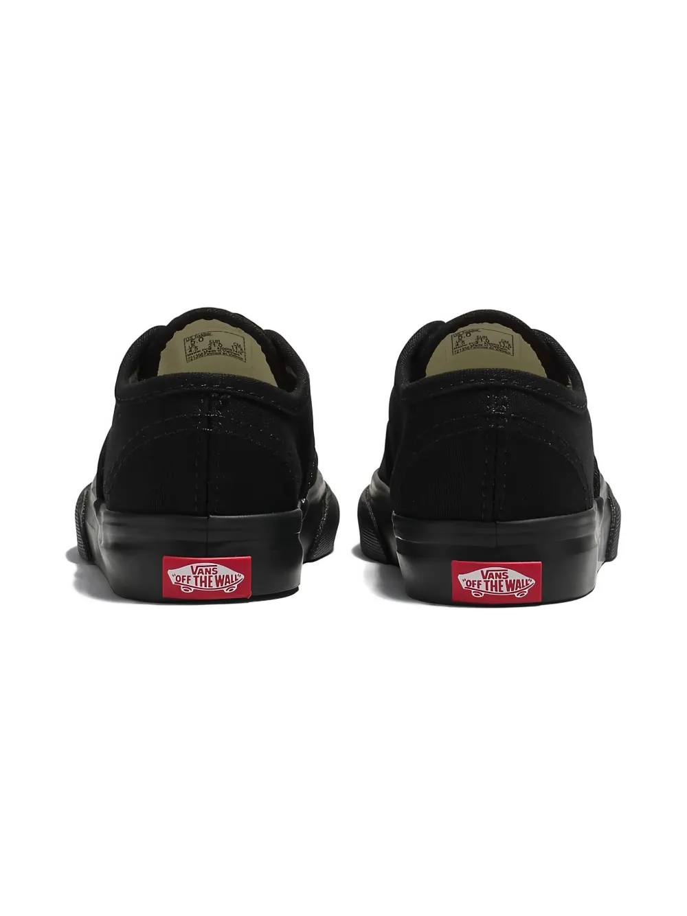 Vans Kids Authentic Classic canvas sneakers Black
