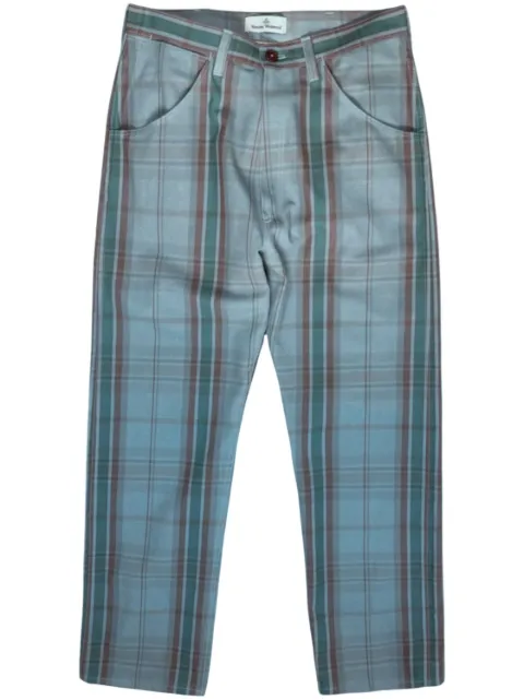 Vivienne Westwood pantalones con motivo de cuadros tartán