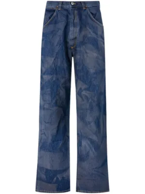 【関税送料込】VIVIENNE WESTWOOD Women Denim Pants Vivienne Westwood Waxed Denim Articulated Low Rise Stacked