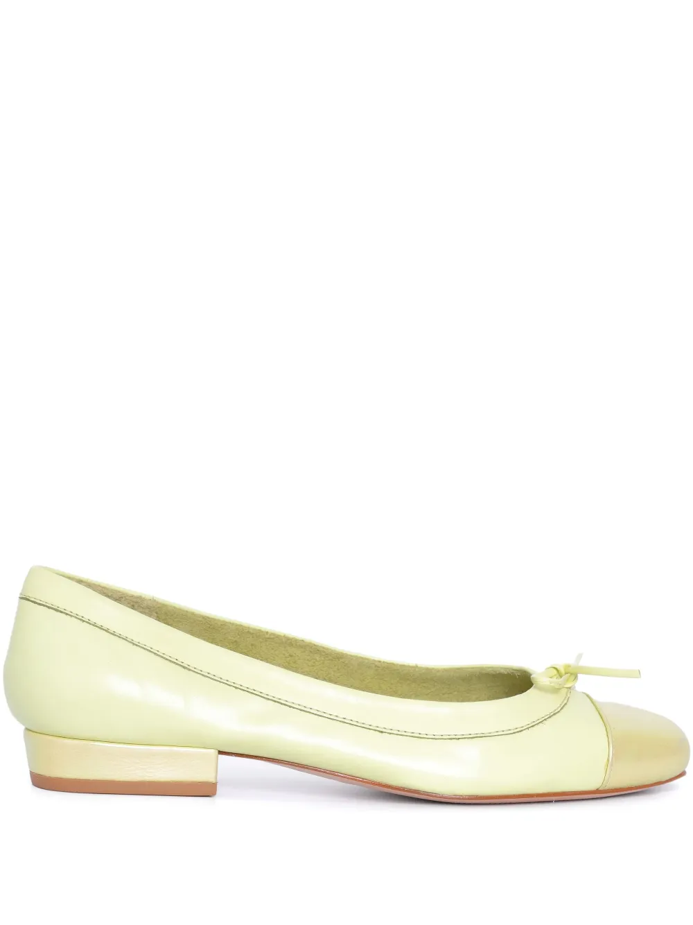 Sarah Chofakian Martina ballet flats Yellow