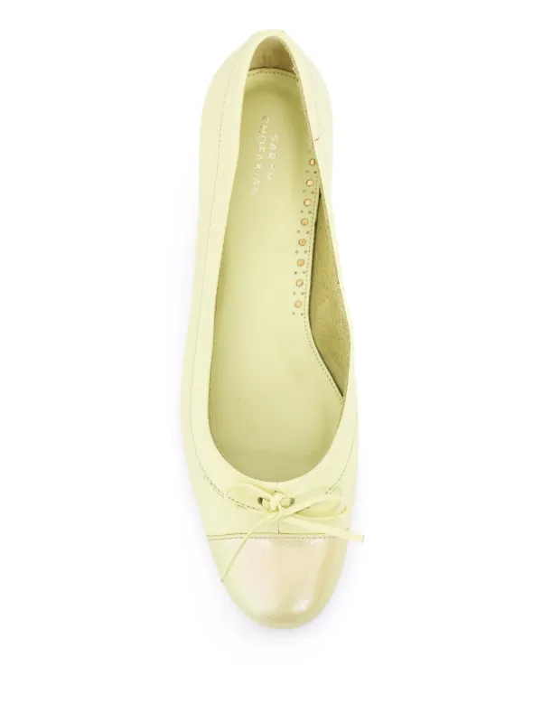 Sarah Chofakian Martina Ballet Flats Yellow FARFETCH PH
