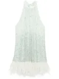 alice + olivia Erna mini dress - Green
