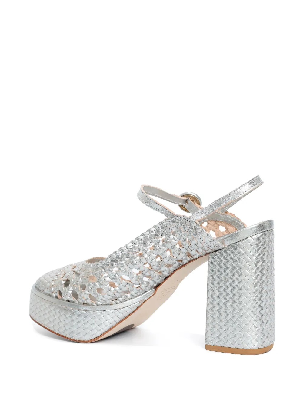 Sarah Chofakian 85 mm Frame sandalen Zilver