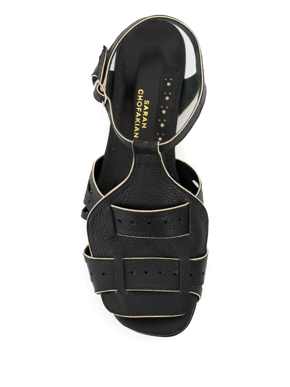 Sarah Chofakian Miller sandals Black