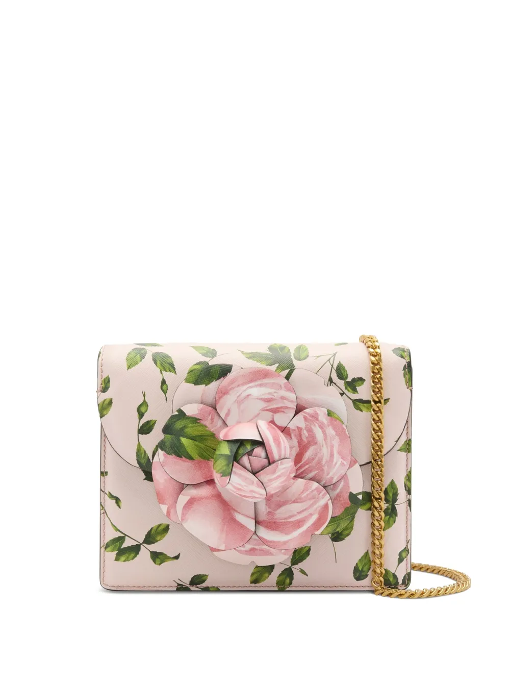 flower-detailing crossbody bag