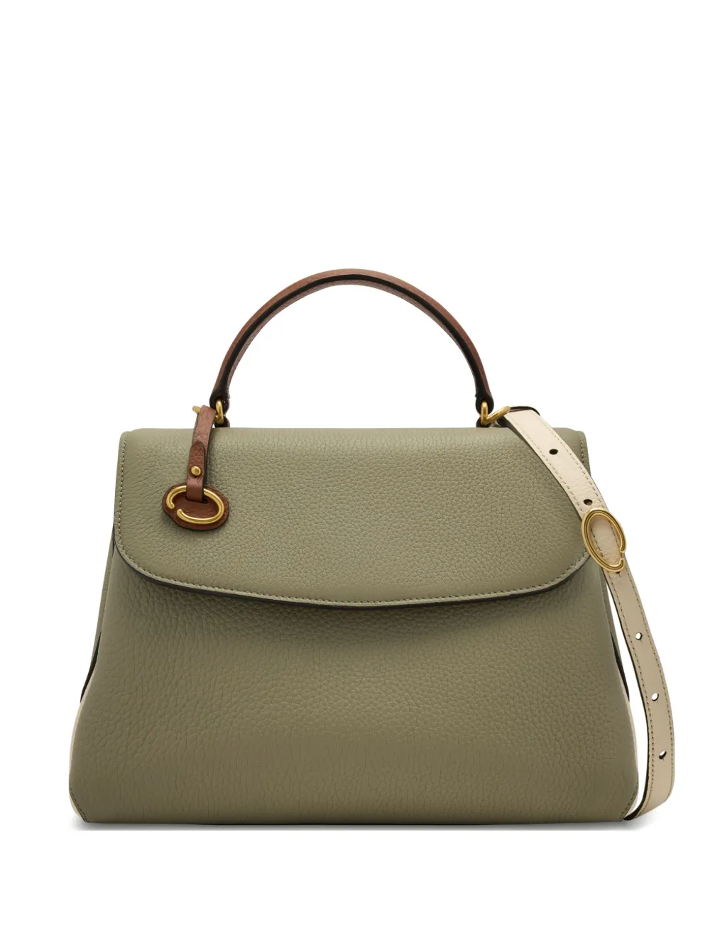 Oscar de la Renta The Poppy ハンドバッグ - グリーン Oscar de la Renta The Poppy ハンドバッグ - グリーン