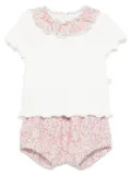 TEDDY & MINOU floral-print shorts set - White