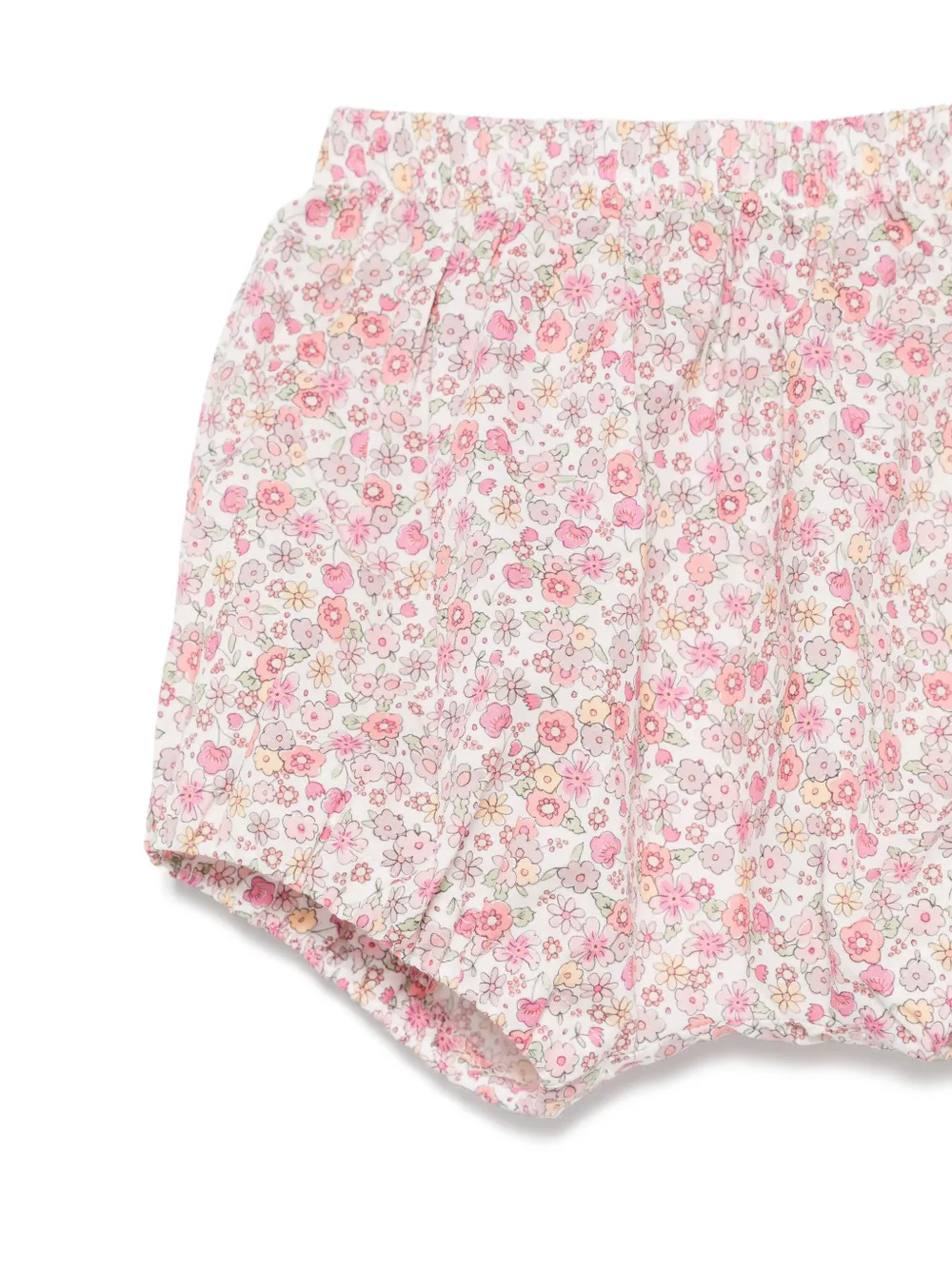 TEDDY & MINOU Shorts met bloemenprint Wit