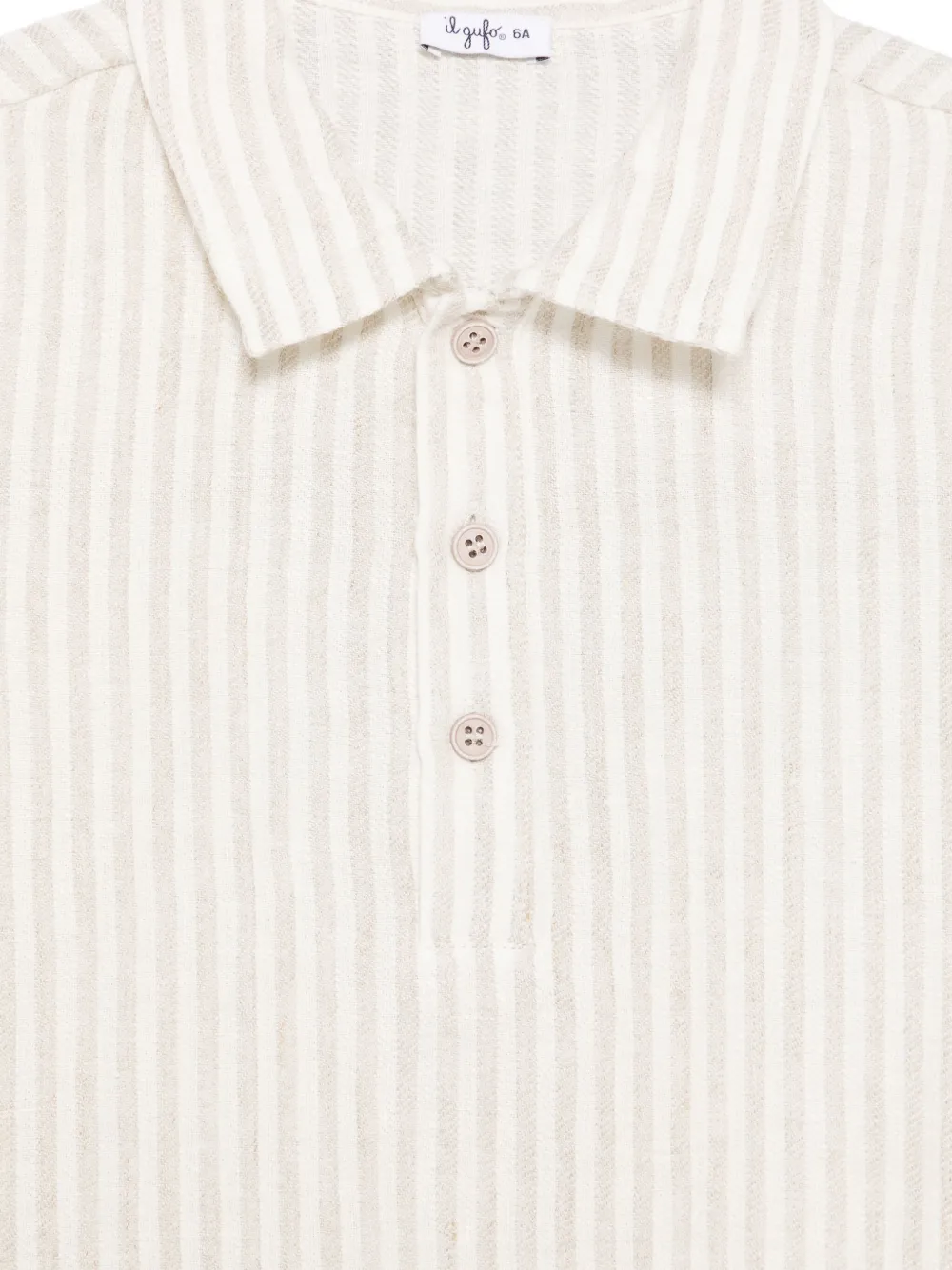 Il Gufo Poloshirt met korte mouwen Beige