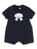 Il Gufo dog-patch romper - Blue