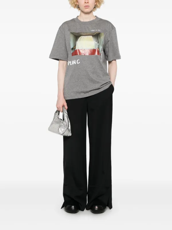 PLAN C Tenda Che Volaプリントライトコットン ドレス Plan C Tenda Che Vola-print T-shirt | Grey | FARFETCH JO