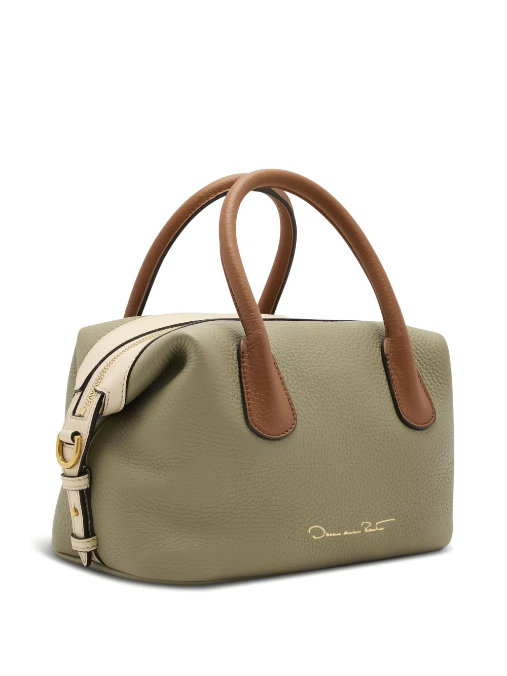 Oscar de la Renta Shopper met logoprint Groen