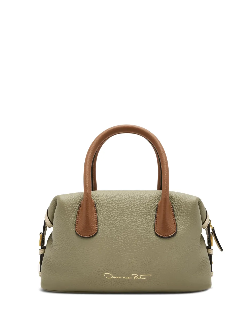 Oscar de la Renta Shopper met logoprint Groen