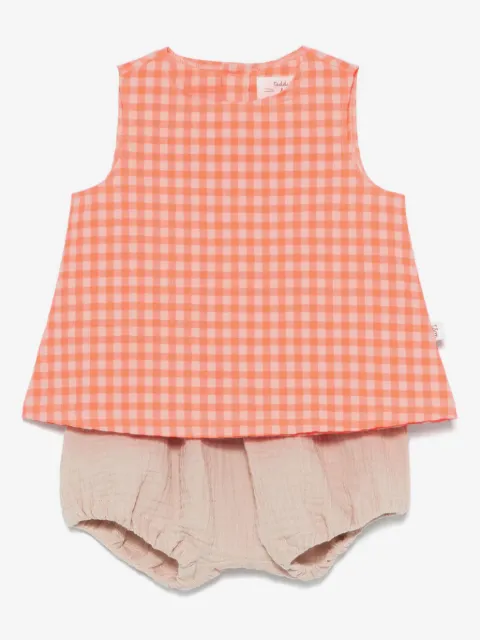 TEDDY & MINOU set de shorts con cuadros estampados