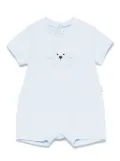 Il Gufo dog-patch romper - Blue