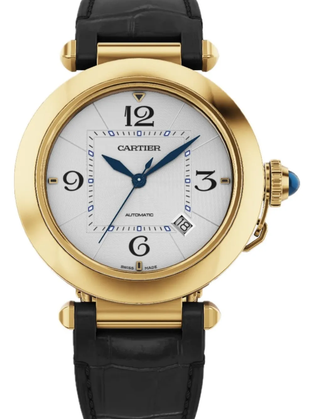 Cartier 2020 grote Pasha 41 mm - Zwart