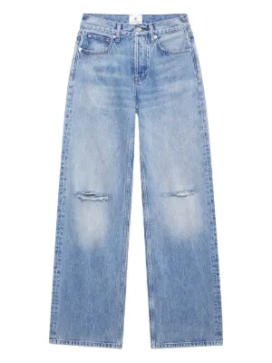 Alexander Wang ロゴ ジーンズ | ブルー | FARFETCH JP