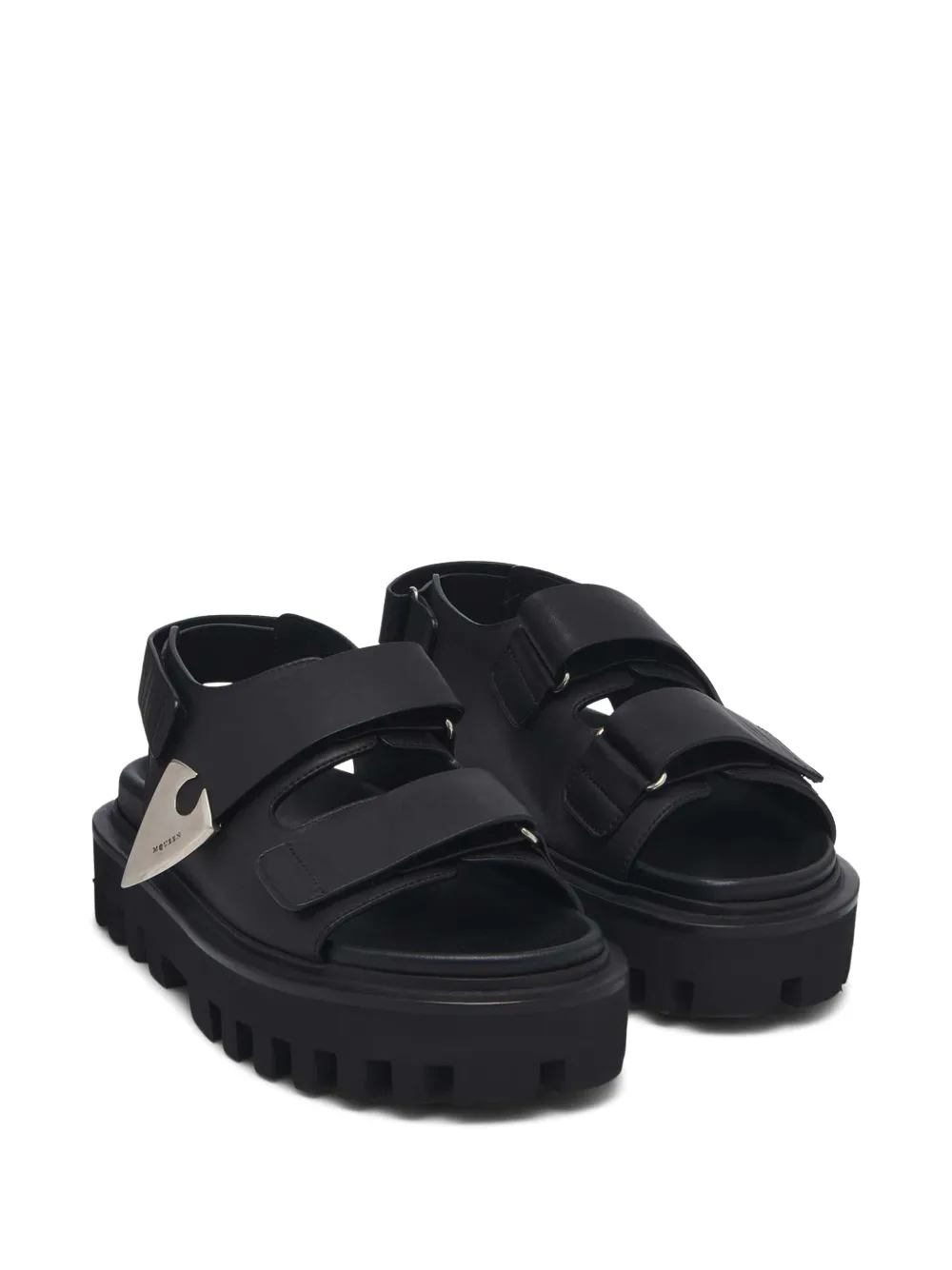 Alexander McQueen Parachute sandals - Zwart