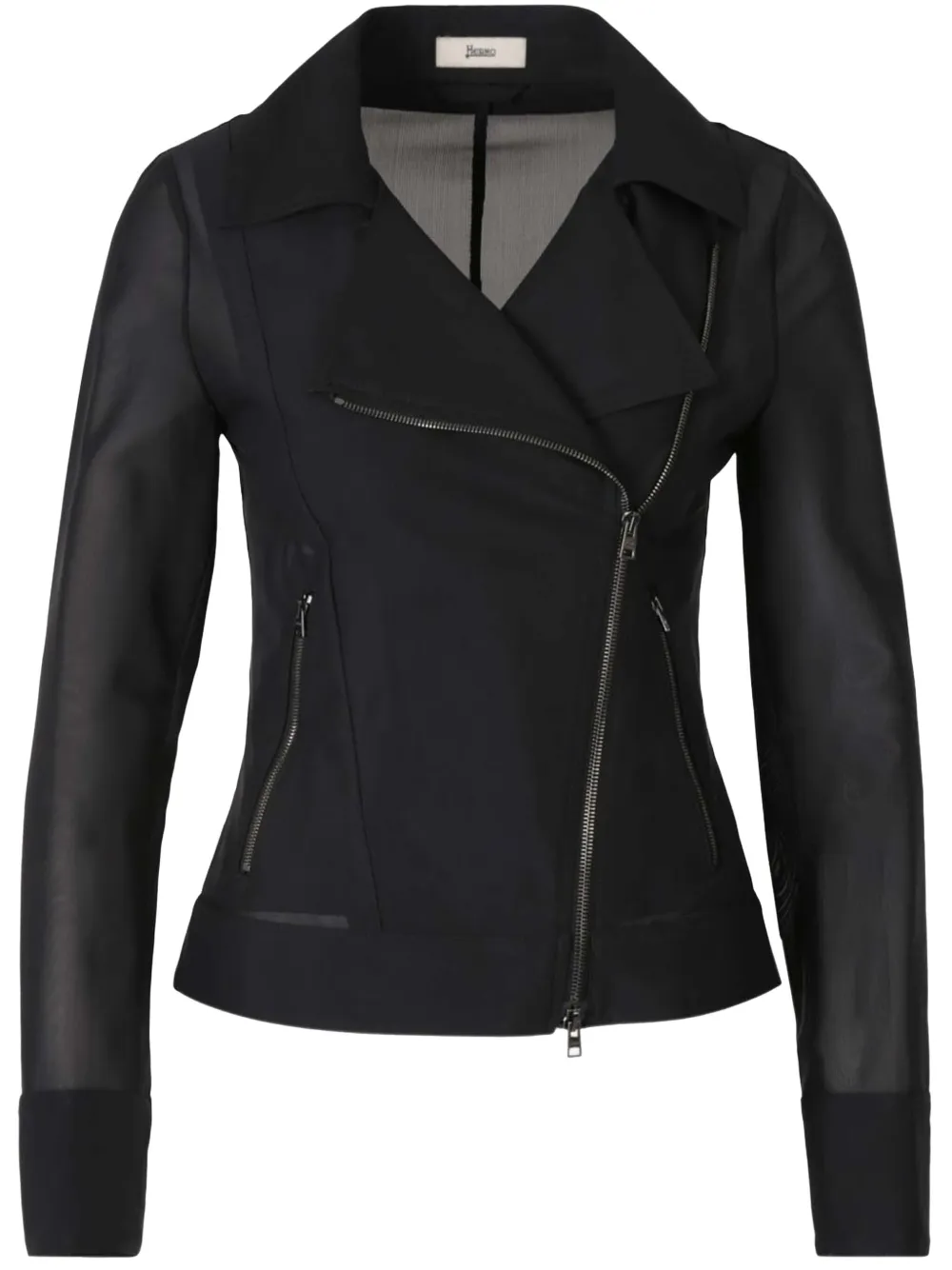 Herno chamarra biker con cierre | negro | Image 1