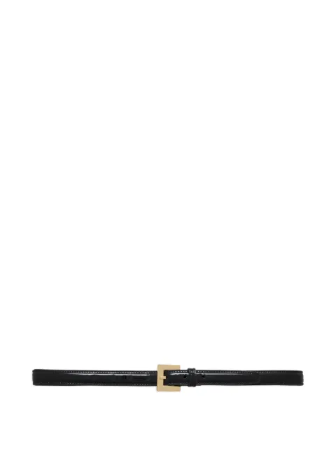ANINE BING patent-leather belt
