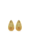 ANINE BING Ribbed Drop earrings - Gold